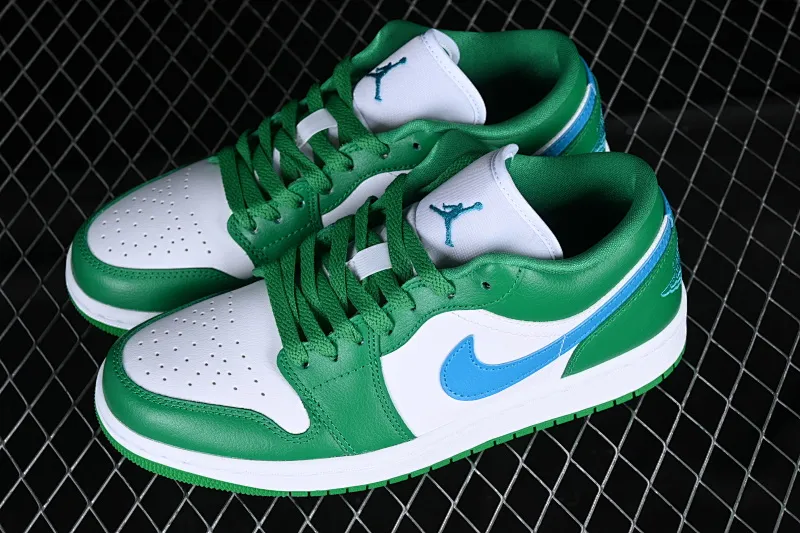 All categories Air Jordan Jordan series basketball shoes Air Jordan 1 Low G version pure original Air Jordan 1 Low "White Green" AJ1 Joe 1 white green low-top basketball shoes DC0774-304